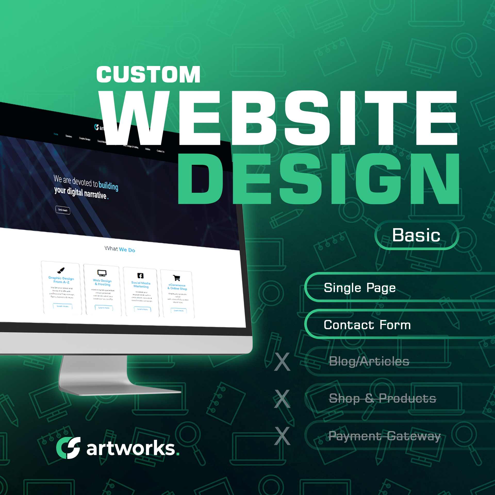 Website Design (Basic) – CS Artworks