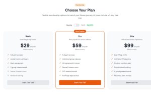 Pricing Table